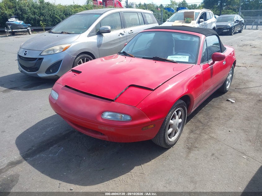 1990 Mazda MX-5, Удар сзади, IAAI, VIN JM1NA3519L0125315 — фото 2