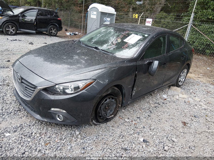 Vin: 3mzbm1u75fm229397, lot: 46582696, mazda mazda3 i sport 20152