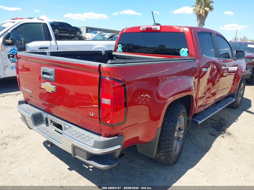 Vin: 1gcgsbe39f1195591, lot: 46582704, chevrolet colorado lt 20154