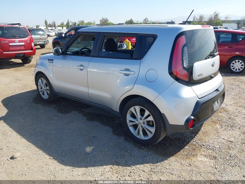 Vin: kndjp3a5xg7828814, lot: 46582722, kia soul + 20163