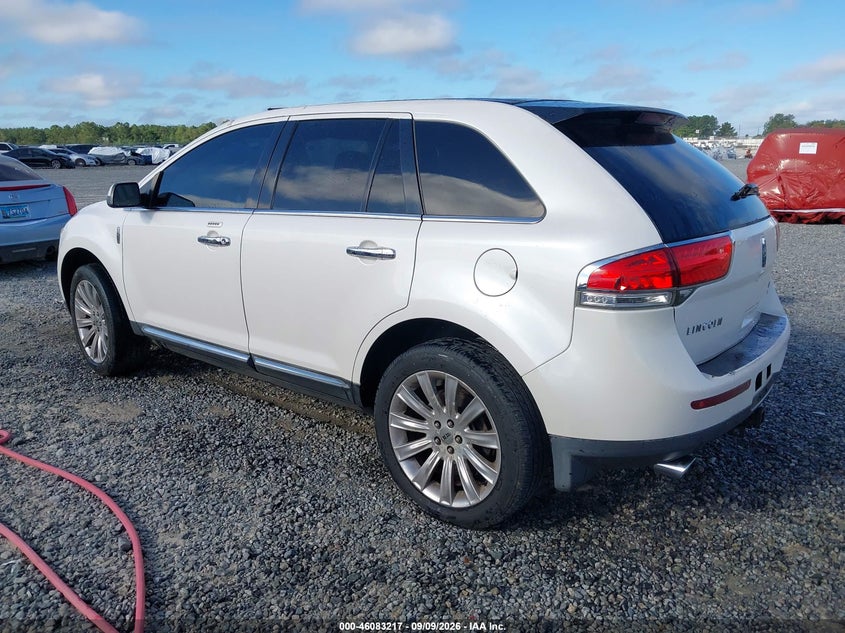 LINCOLN MKX 2011 VIN 2LMDJ8JK9BBJ30342