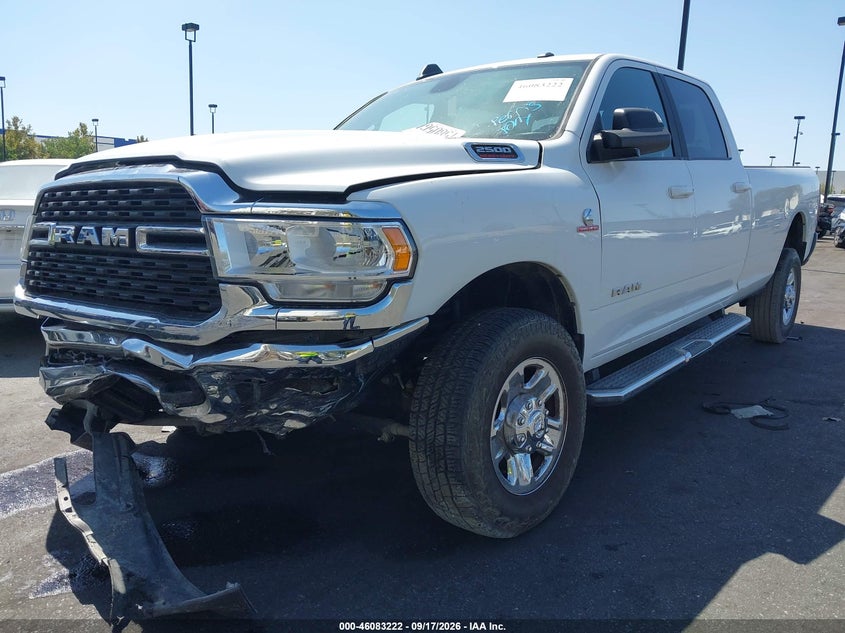 Vin: 3c6ur5jl5ng247134, lot: 46582769, ram 2500 big horn  4x4 8' box 20222