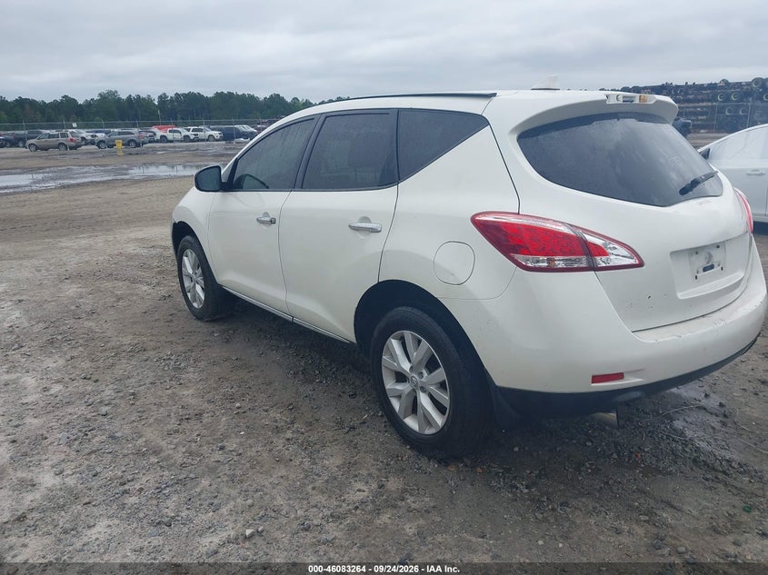 Vin: jn8az1mu9cw109091, lot: 46582811, nissan murano s 20123