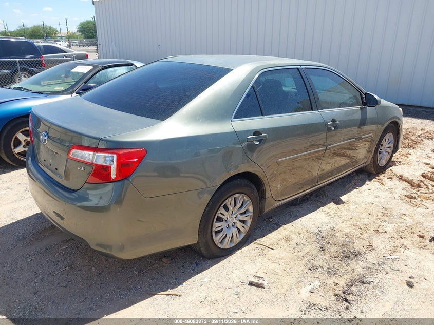 Vin: 4t4bf1fk5cr272290, lot: 46582821, toyota camry le 20124