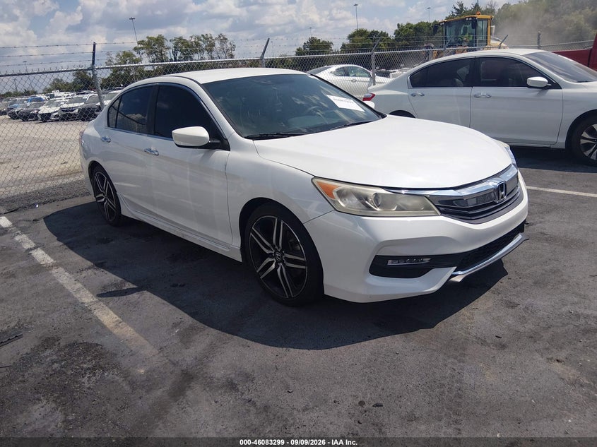 Vin: 1hgcr2f13ha287677, lot: 46582846, honda accord sport se 20171