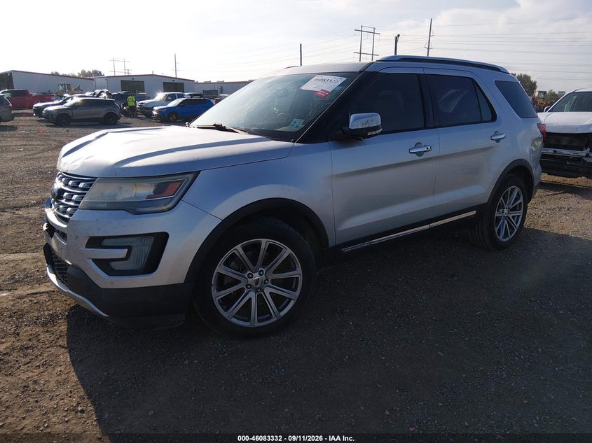 Vin: 1fm5k7f86hgc69477, lot: 46582879, ford explorer limited 20172