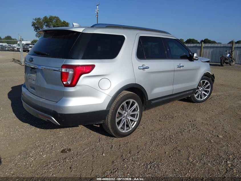 Vin: 1fm5k7f86hgc69477, lot: 46582879, ford explorer limited 20174