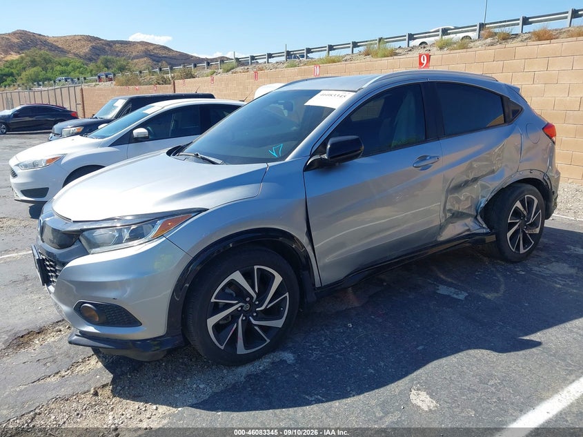 Vin: 3czru5h13kg705809, lot: 46582892, honda hr-v sport 20192