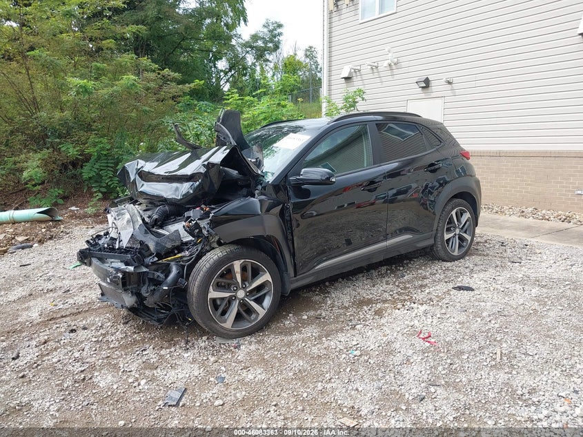 Vin: km8k3ca58lu444196, lot: 46582910, hyundai kona limited 20202