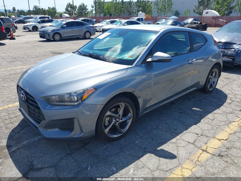 2019 Hyundai Veloster 2.0, Угон, IAAI, VIN KMHTG6AF9KU018759 — фото 2