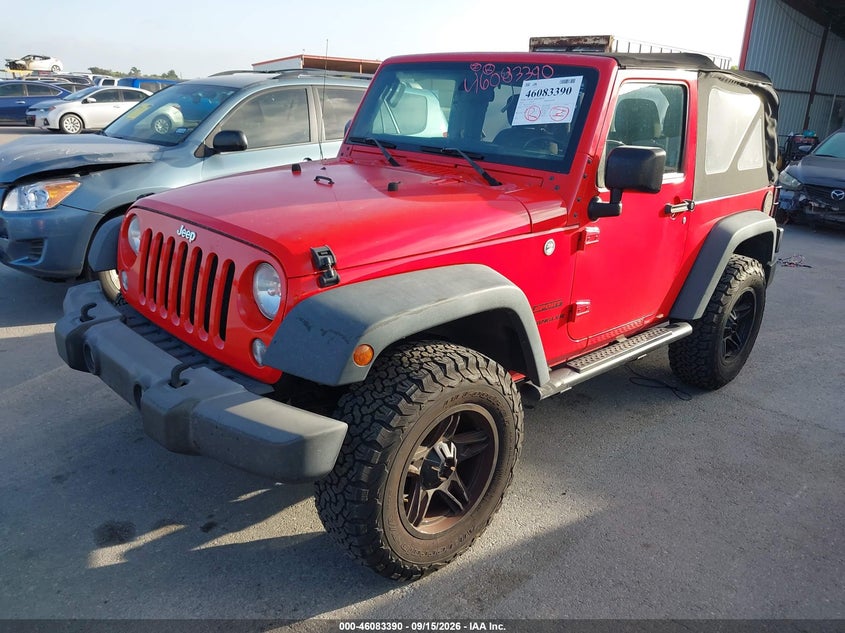 Vin: 1c4ajwag3gl140665, lot: 46582937, jeep wrangler sport 20162
