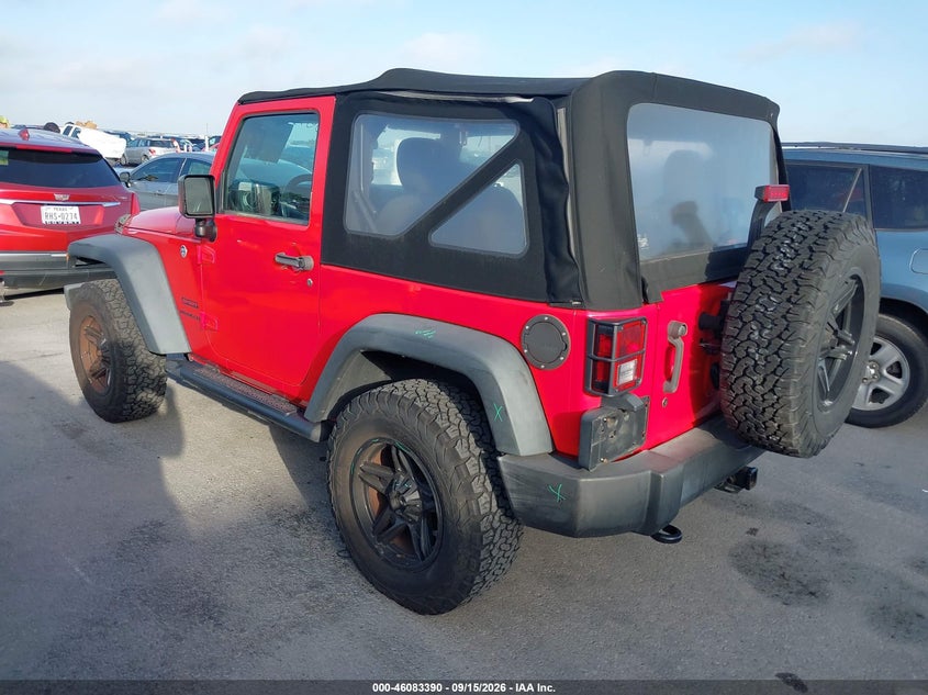 Vin: 1c4ajwag3gl140665, lot: 46582937, jeep wrangler sport 20163