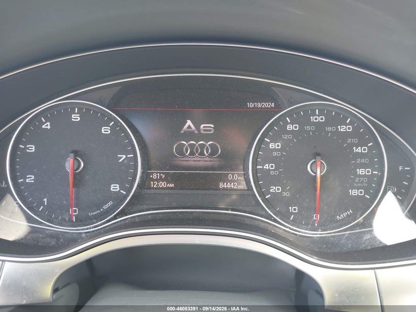 2015 AUDI A6 auction photo 7