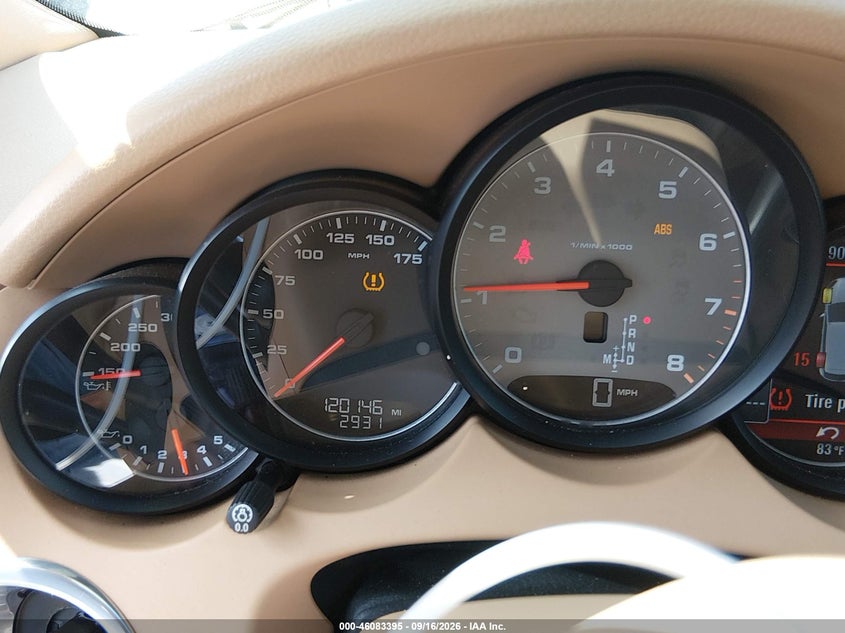 PORSCHE CAYENNE 2011 VIN WP1AB2A24BLA43041