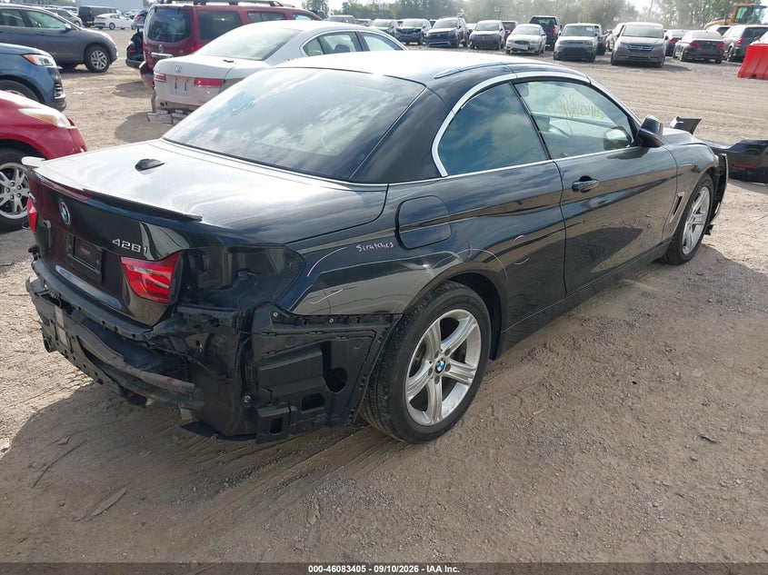 Vin: wba3v9c50fp799138, lot: 46582952, bmw 428i xdrive 20154