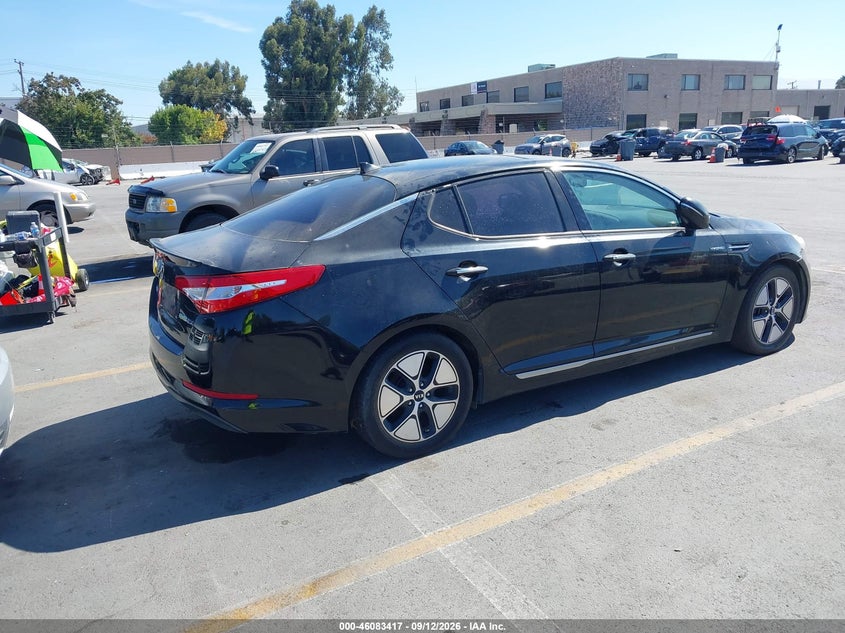 Vin: knagm4adxd5039471, lot: 46582964, kia optima hybrid ex 20134