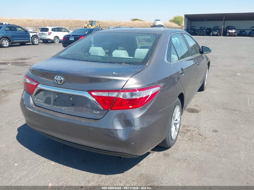 Vin: 4t1bf1fk0fu947882, lot: 46582986, toyota camry le 20154