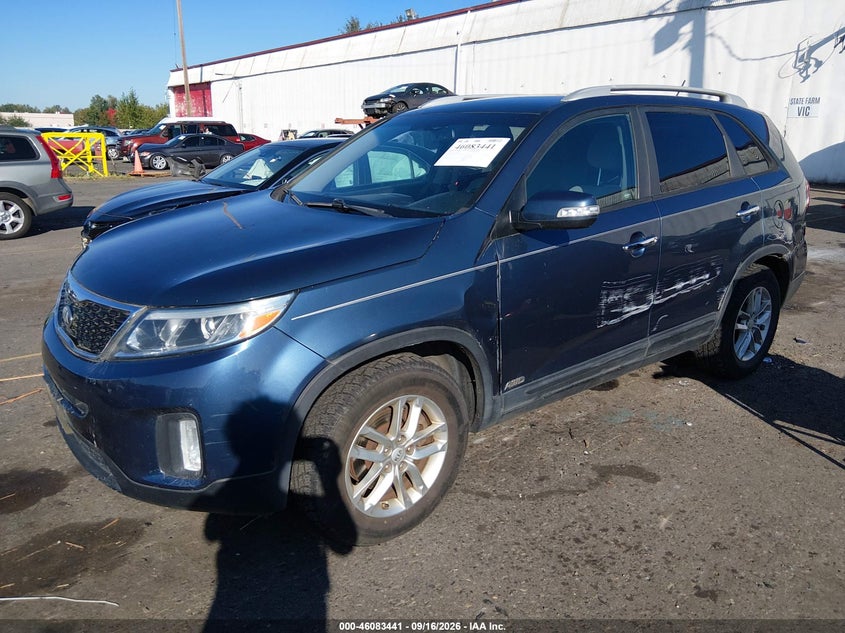 Vin: 5xyktca63eg438517, lot: 46582988, kia sorento lx 20142