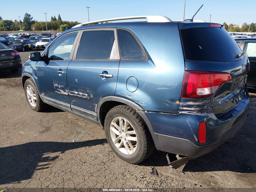 Vin: 5xyktca63eg438517, lot: 46582988, kia sorento lx 20143