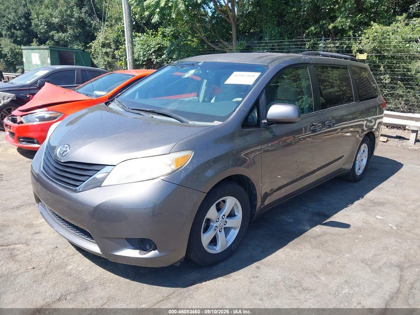 Vin: 5tdkk3dc9bs103314, lot: 46583007, toyota sienna le v6 20112