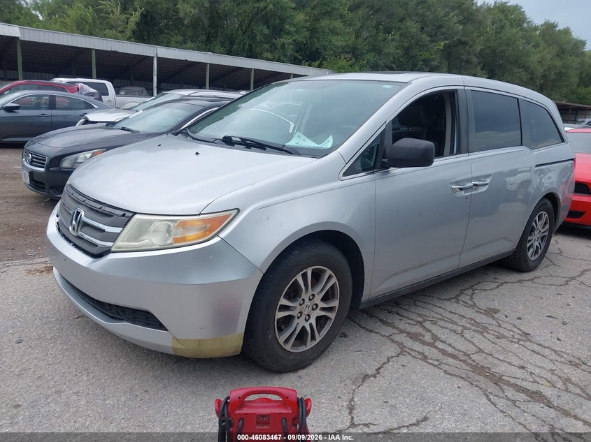 Vin: 5fnrl5h62db061426, lot: 46583014, honda odyssey ex-l 20132
