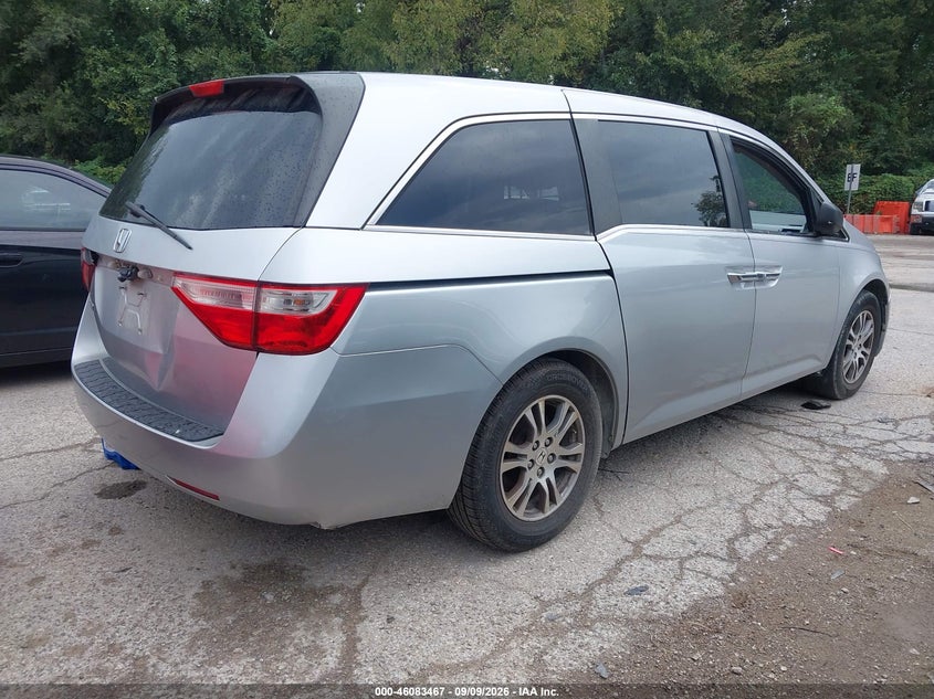 Vin: 5fnrl5h62db061426, lot: 46583014, honda odyssey ex-l 20134