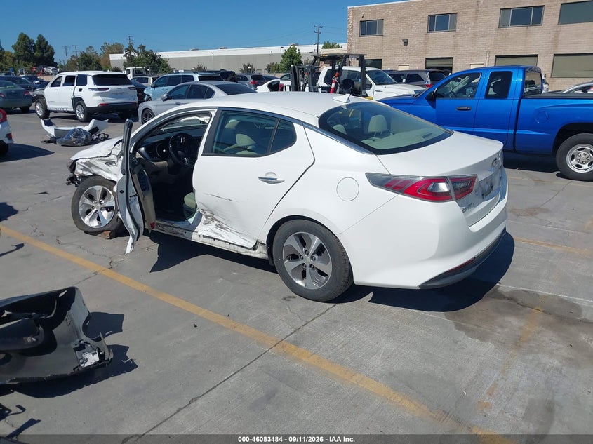 Vin: knagm4ad3f5079331, lot: 46583031, kia optima hybrid 20153