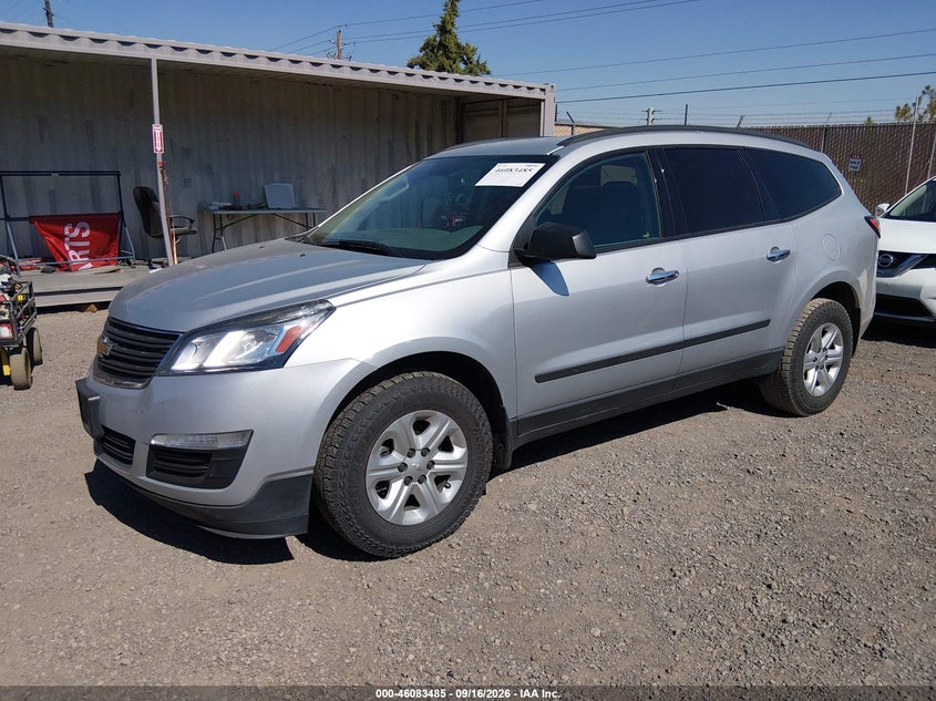 2016 Chevrolet Traverse, Звичайний знос, IAAI, VIN 1GNKVFED6GJ247169 — фото 2