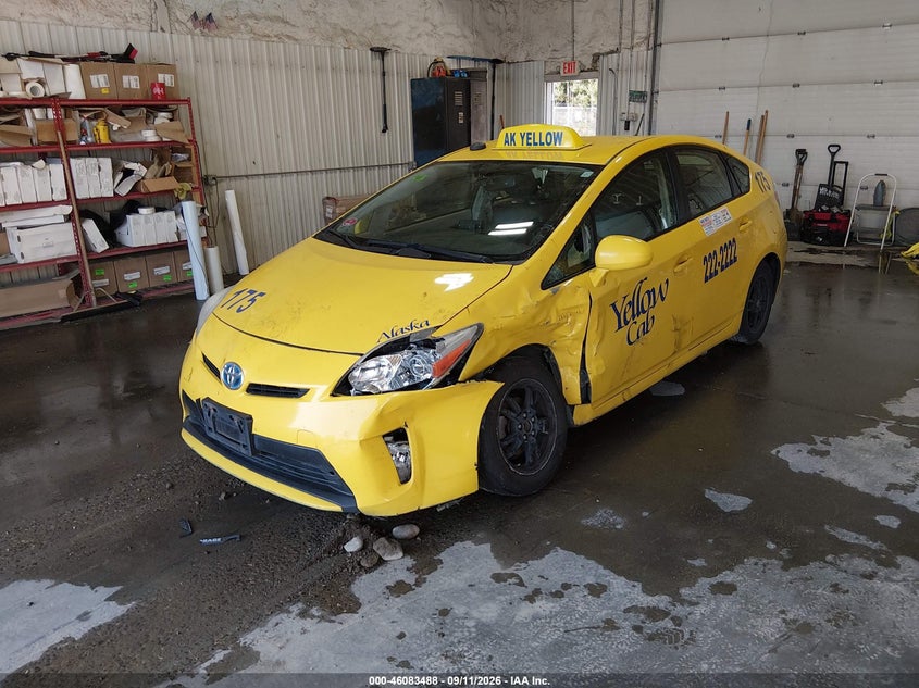 Vin: jtdkn3du9c1614097, lot: 46583035, toyota prius four 20122