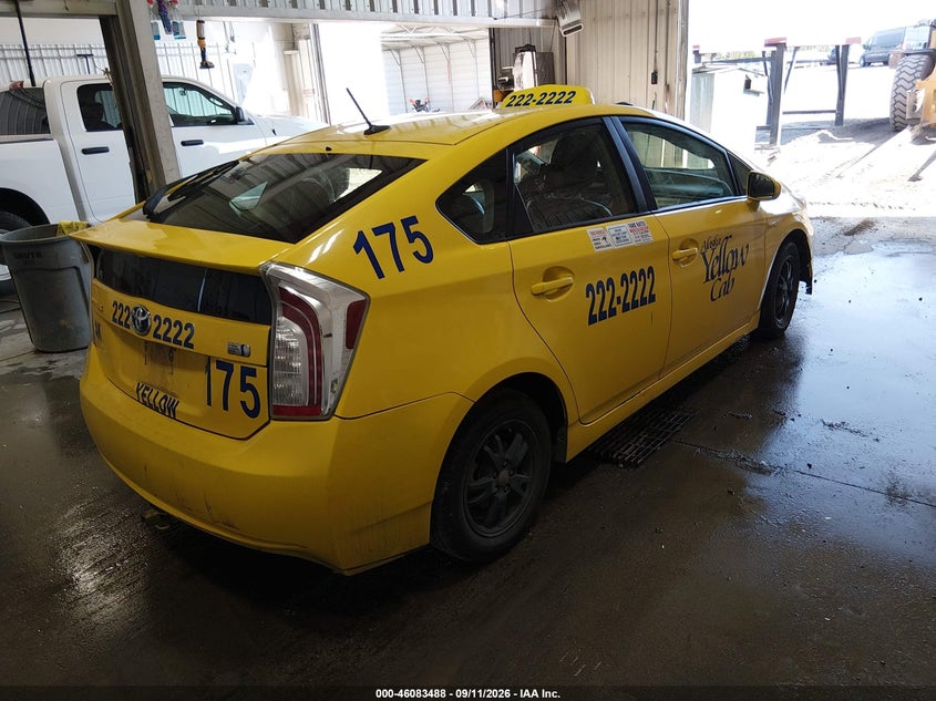 Vin: jtdkn3du9c1614097, lot: 46583035, toyota prius four 20124