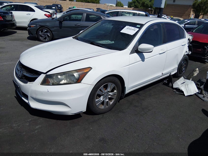 Vin: 1hgcp2f46ca121386, lot: 46583055, honda accord 2.4 lx-p 20122