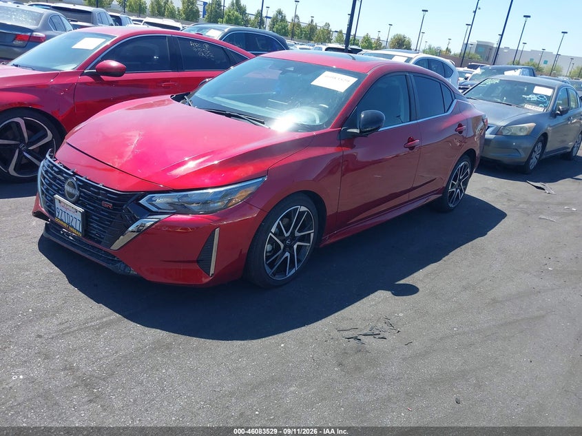 NISSAN SENTRA 2025 VIN 3N1AB8DV6SY243200