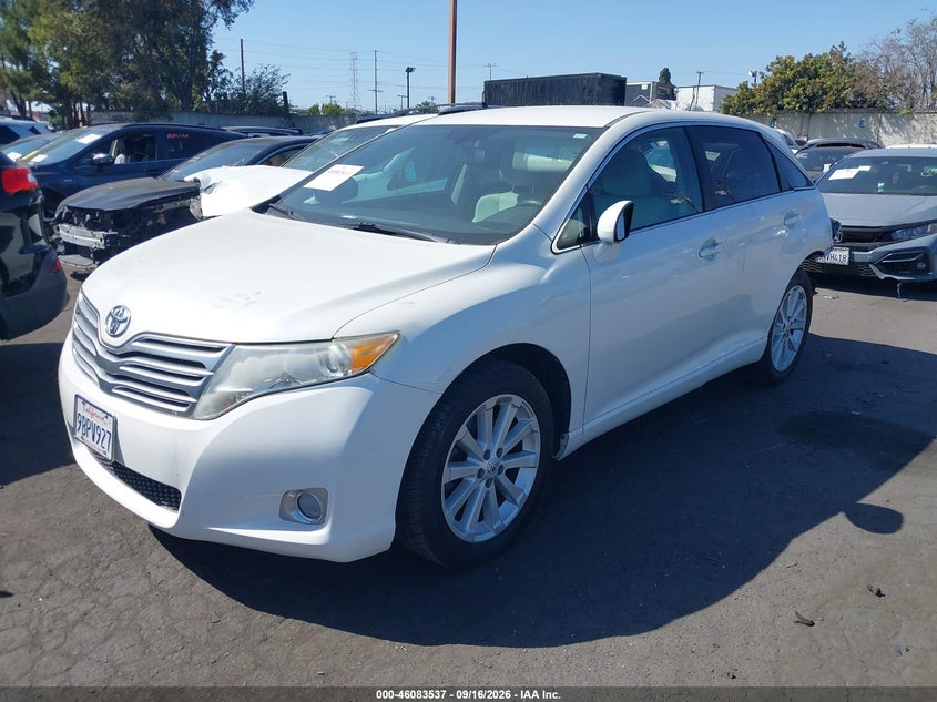 Vin: 4t3za3bb1cu058106, lot: 46583084, toyota venza le 20122