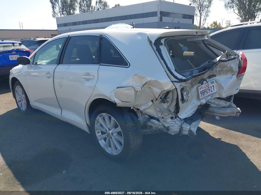 Vin: 4t3za3bb1cu058106, lot: 46583084, toyota venza le 20123