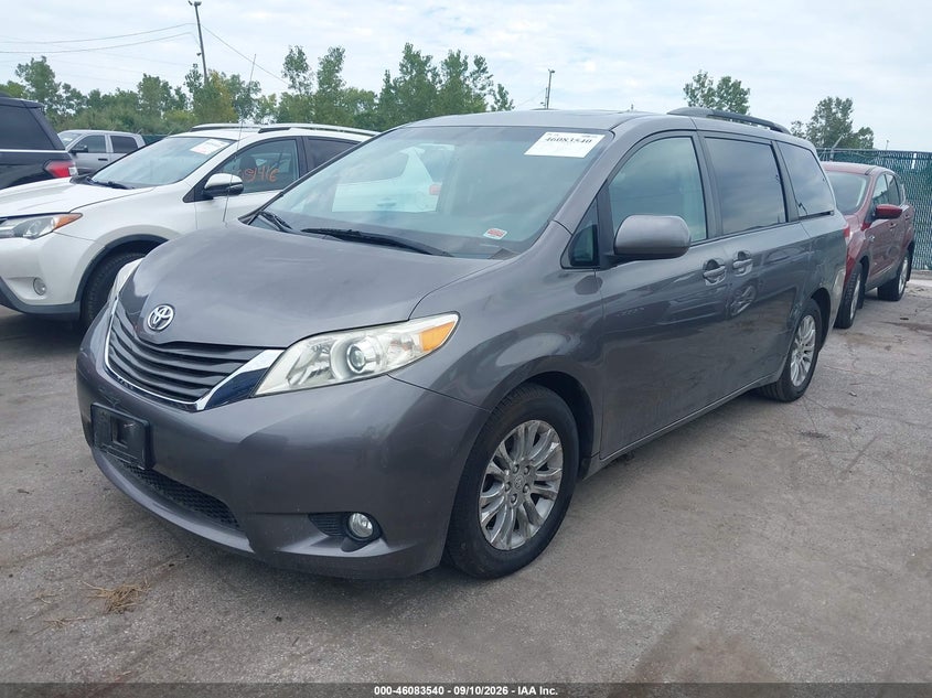 Vin: 5tdyk3dcxbs118754, lot: 46583087, toyota sienna xle v6 20112