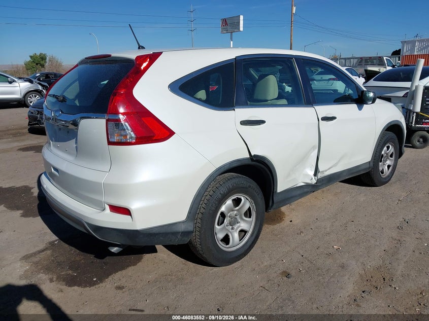 Vin: 5j6rm3h32gl009569, lot: 46583099, honda cr-v lx 20164