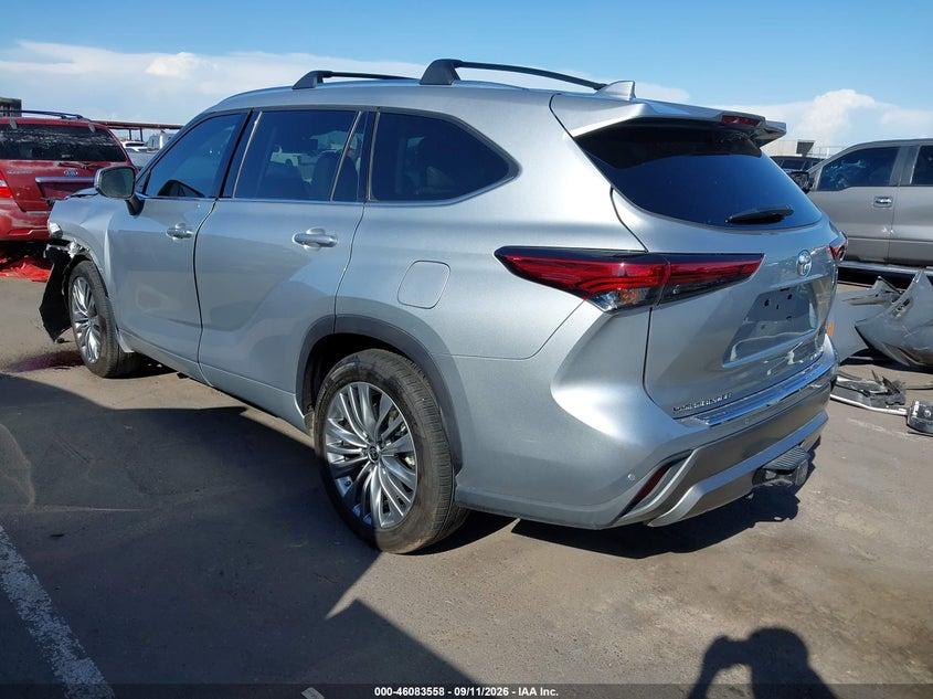 Vin: 5tdfzrah1ms085118, lot: 46583105, toyota highlander platinum 20213