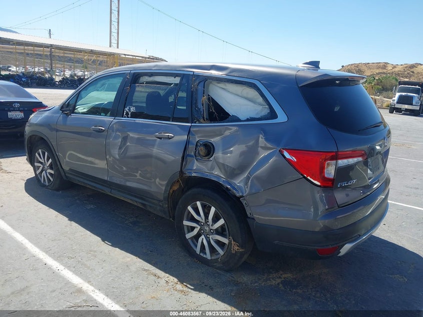 Vin: 5fnyf5h52lb012638, lot: 46583114, honda pilot 2wd ex-l 20203