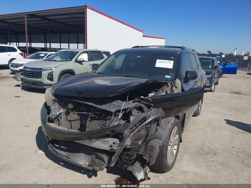 Vin: 5tdyk3eh5cs076974, lot: 46583117, toyota highlander limited v6 20122