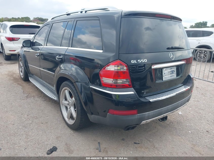 MERCEDES-BENZ GL 550 2009 VIN 4JGBF86E09A482030