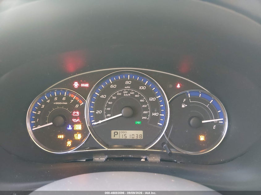 2012 SUBARU FORESTER auction photo 7