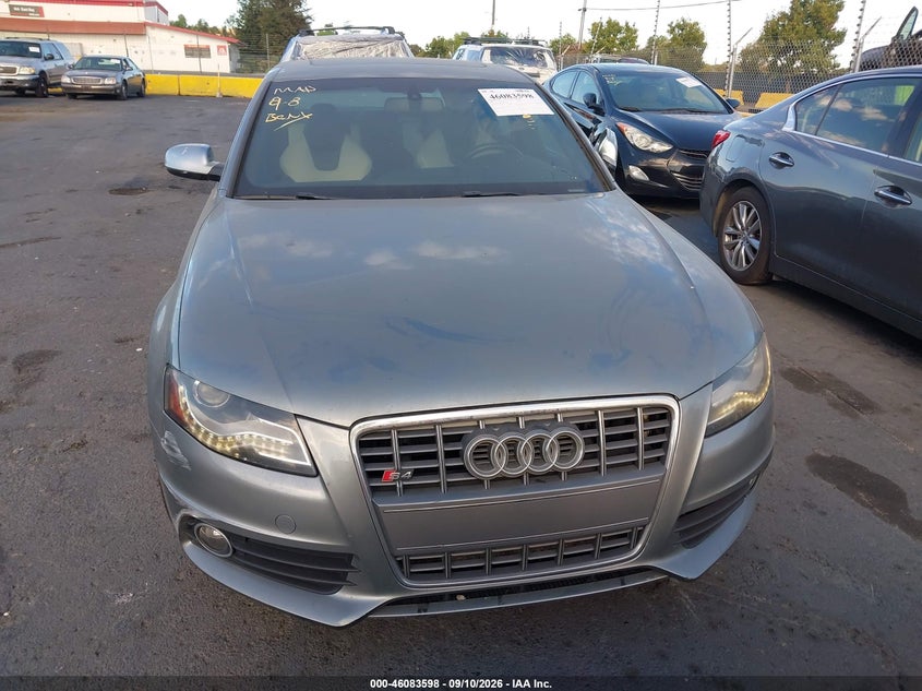 2010 AUDI S4 auction photo 6