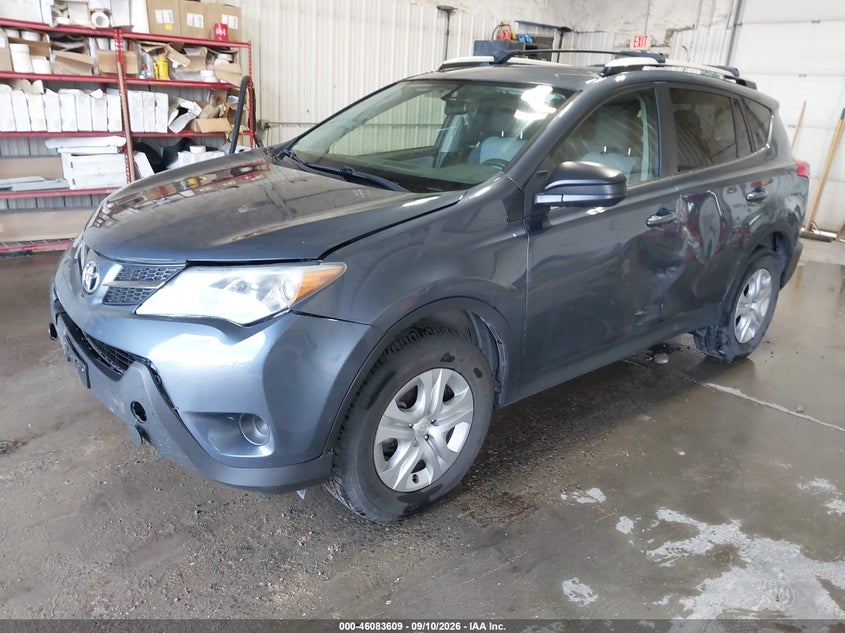 Vin: jtmbfrev6ed089430, lot: 46583156, toyota rav4 le 20142