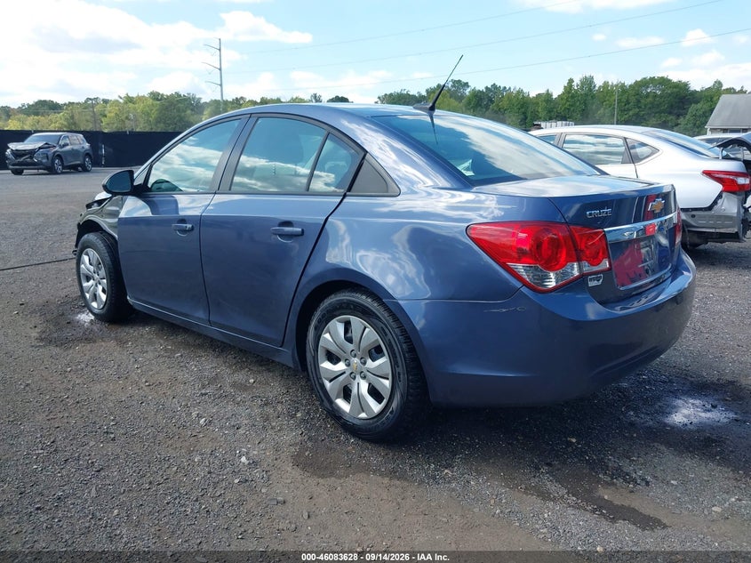 Vin: 1g1pa5sh3e7130938, lot: 46583175, chevrolet cruze ls auto 20143