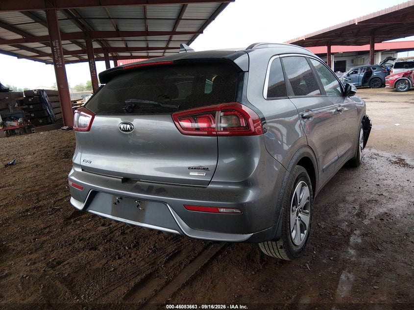 Vin: kndcc3lc8h5088273, lot: 46583210, kia niro ex 20174