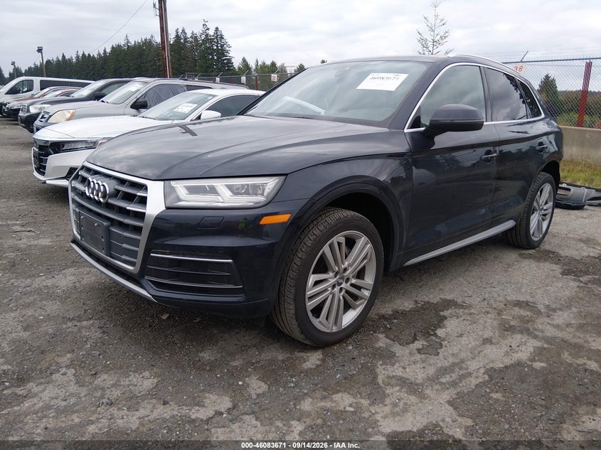 2018 Audi Q5, Rear, IAAI, VIN WA1BNAFYXJ2174770 — photo 2
