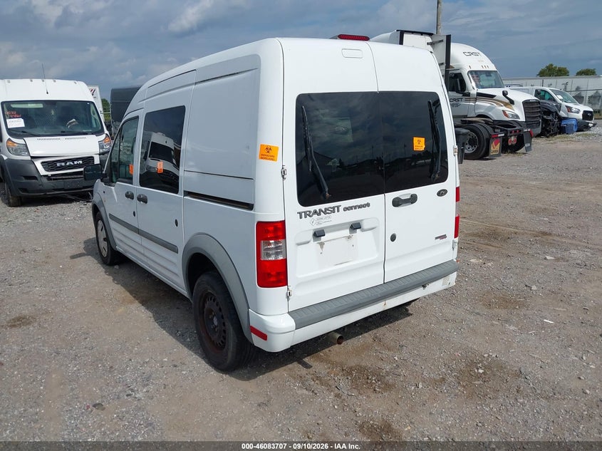 Vin: nm0ls6bn3ct081398, lot: 46583254, ford transit connect xlt 20123