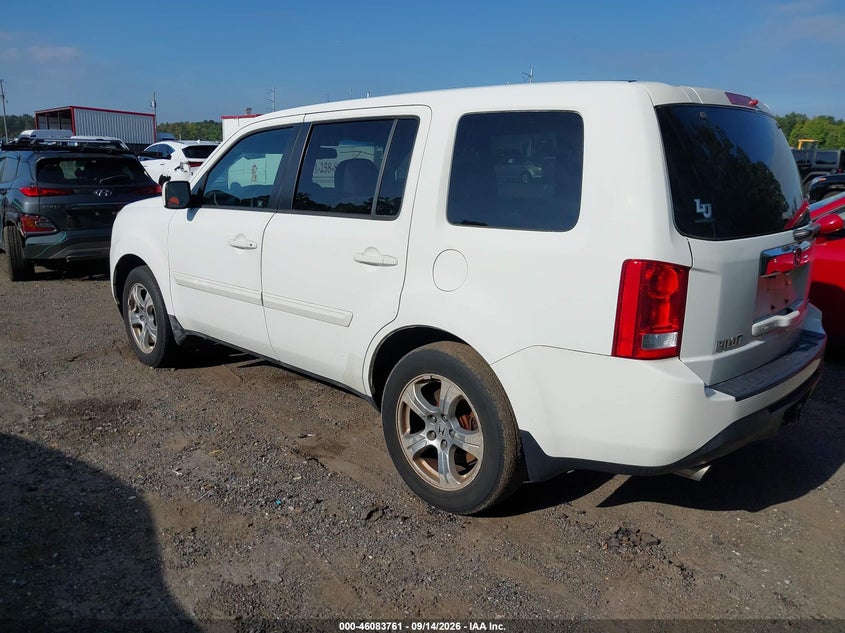 Vin: 5fnyf4h57cb037514, lot: 46583308, honda pilot ex-l 20123