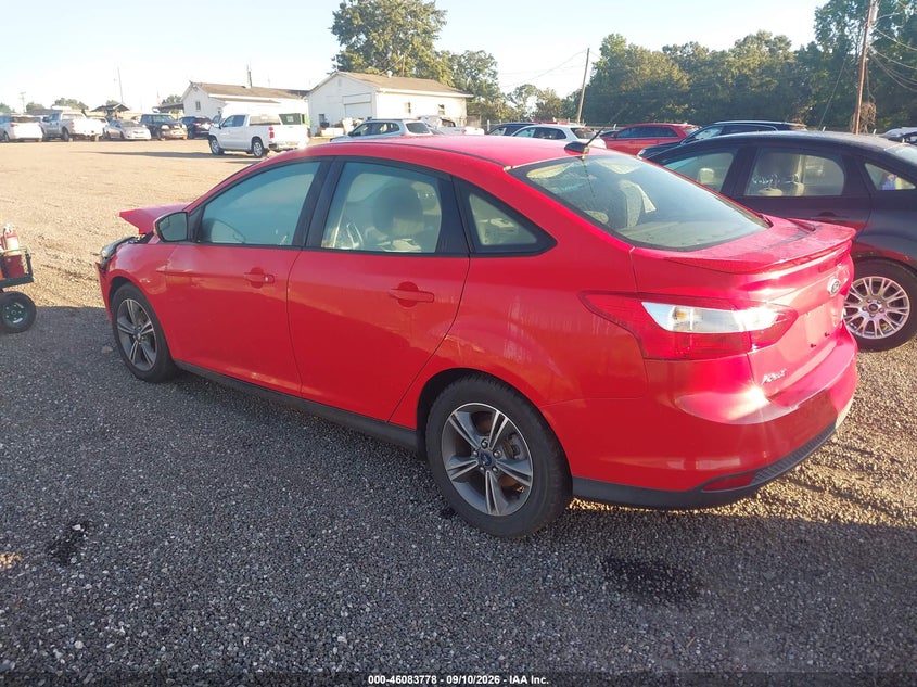 Vin: 1fadp3f22el361023, lot: 46583325, ford focus se 20143