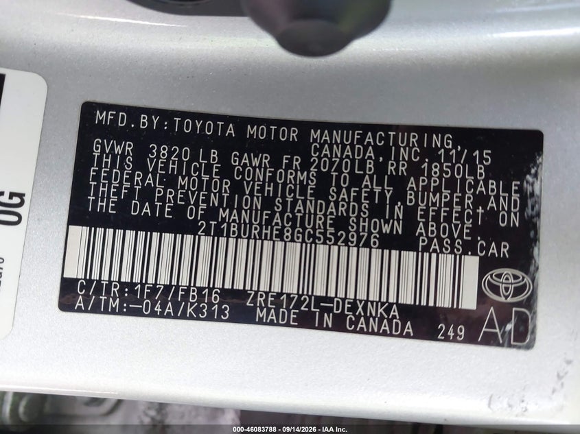TOYOTA COROLLA - zdjęcie 9